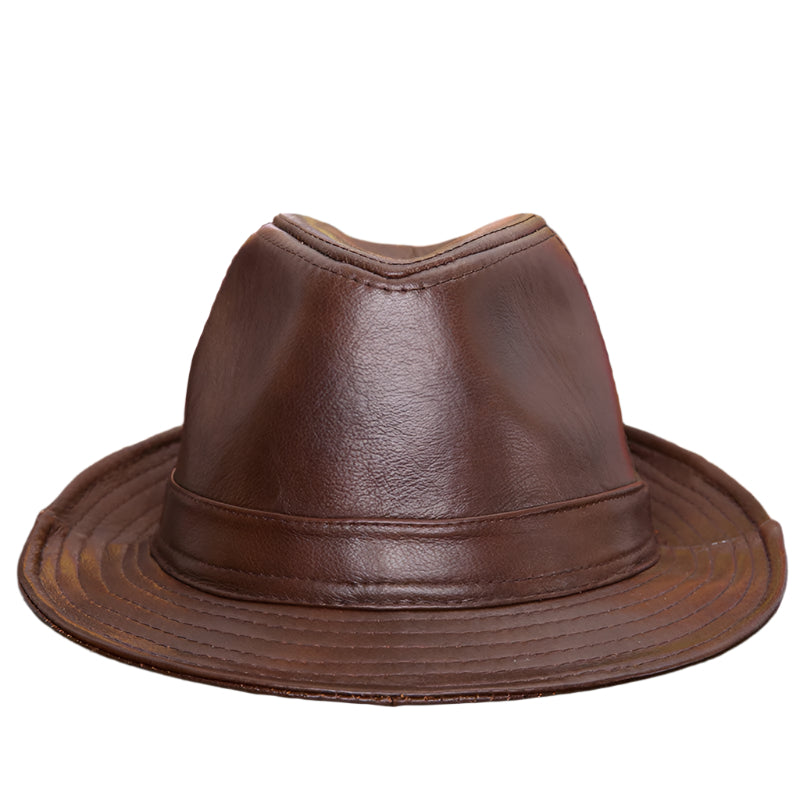 Men's Cowhide Leather Hat