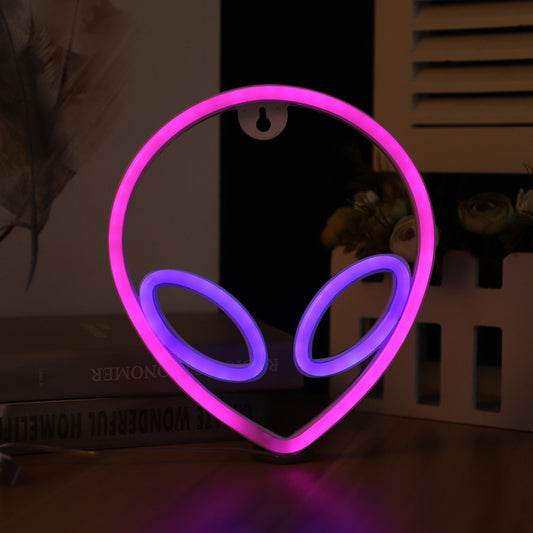 LED Wall Hanging Alien Neon Light