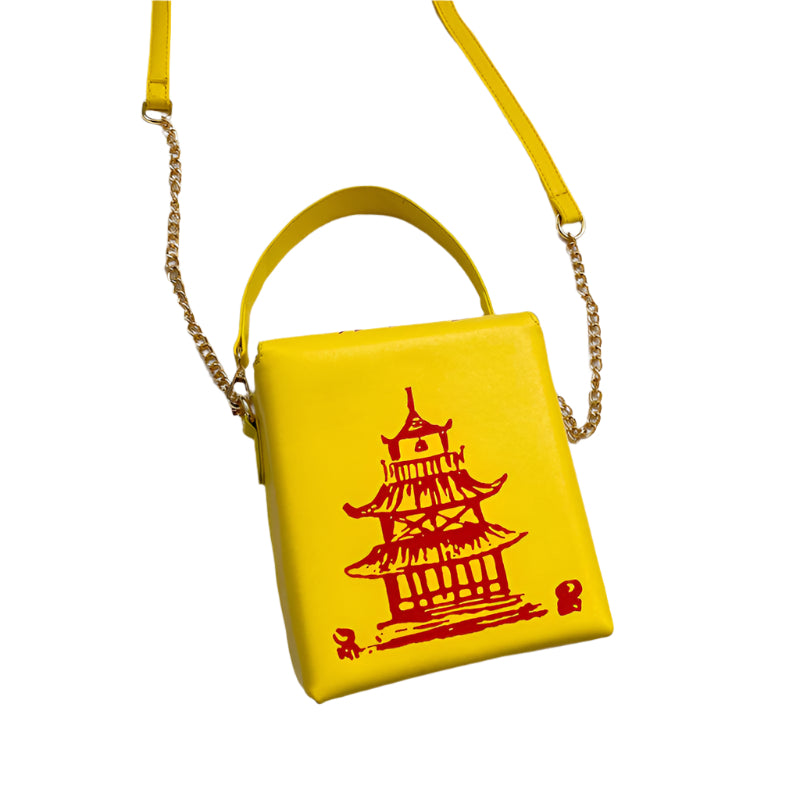 Take Out Box Pu Leather Handbag