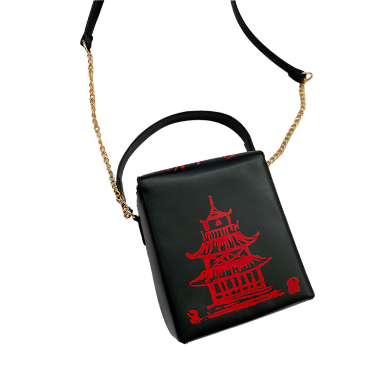 Take Out Box Pu Leather Handbag