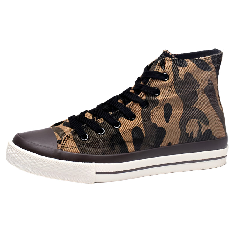 Men's High-top Camo Shoes