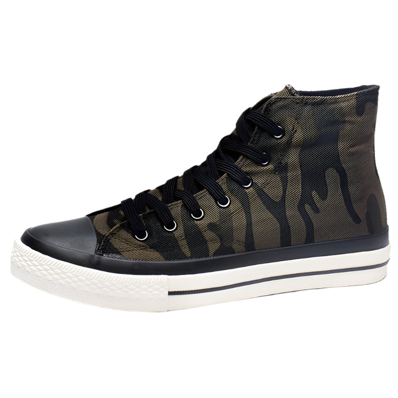 Men's High-top Camo Shoes
