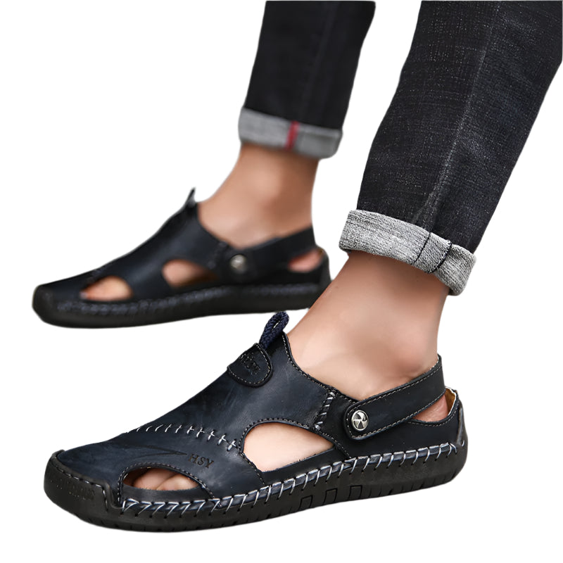 Men's Cowhide Leather Summer Sandal