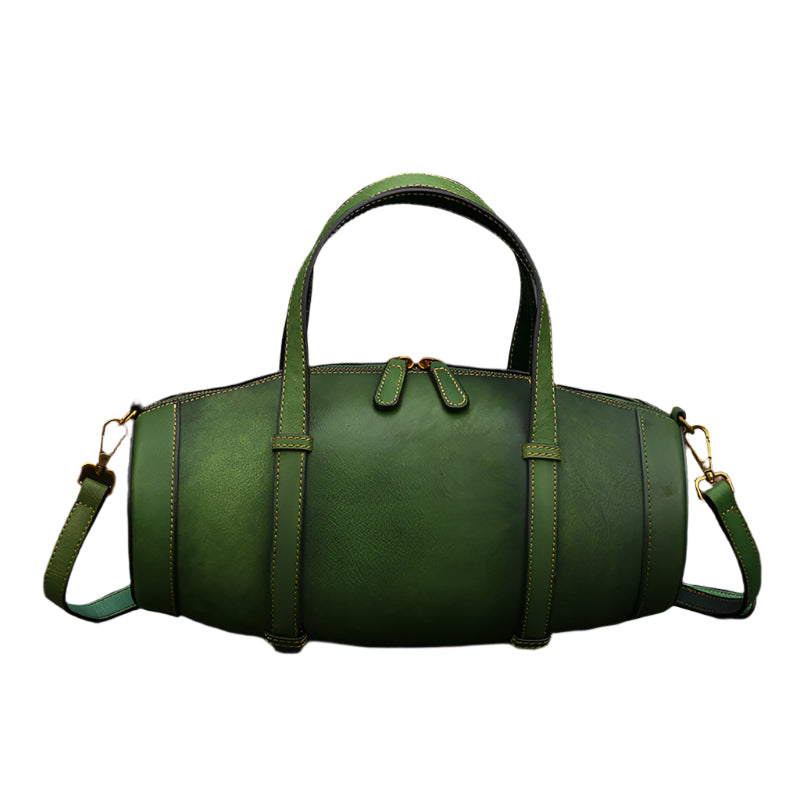 Bucket Style Cowhide Leather handbag