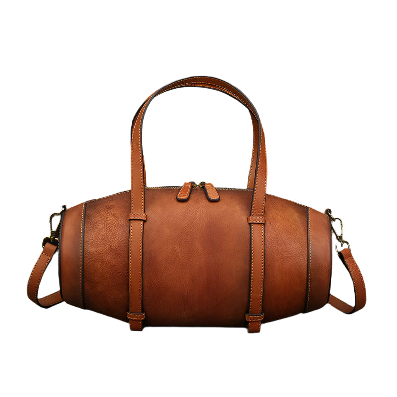 Bucket Style Cowhide Leather handbag