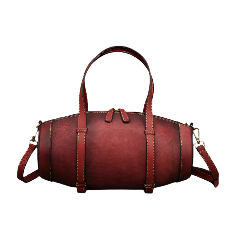 Bucket Style Cowhide Leather handbag
