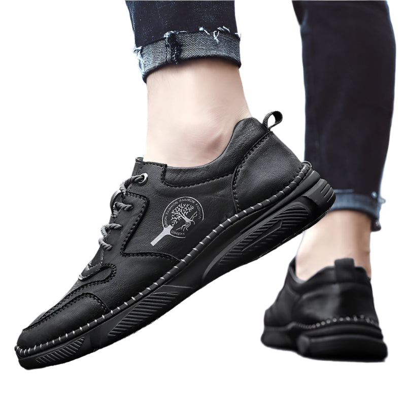 Handmade Cowhide Leather Yggdrasil Men's Shoe