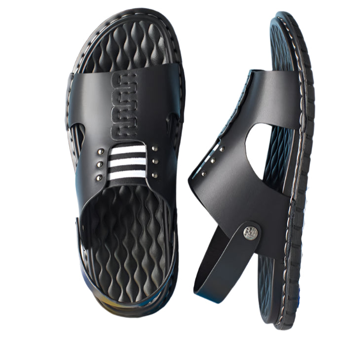 Men's Cowhide Leather Back Strap Sandal