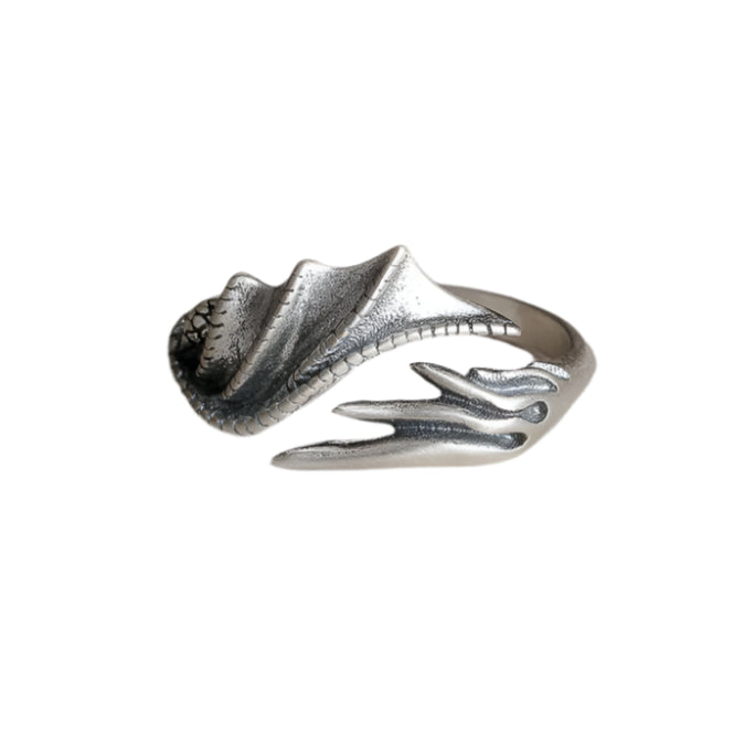 S925 Sterling Silver Dragon Wings Ring