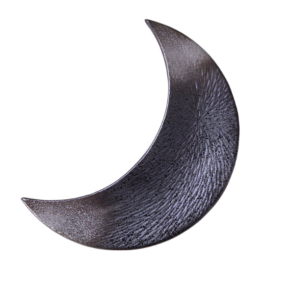 Ceramic Crescent Moon Altar Plate