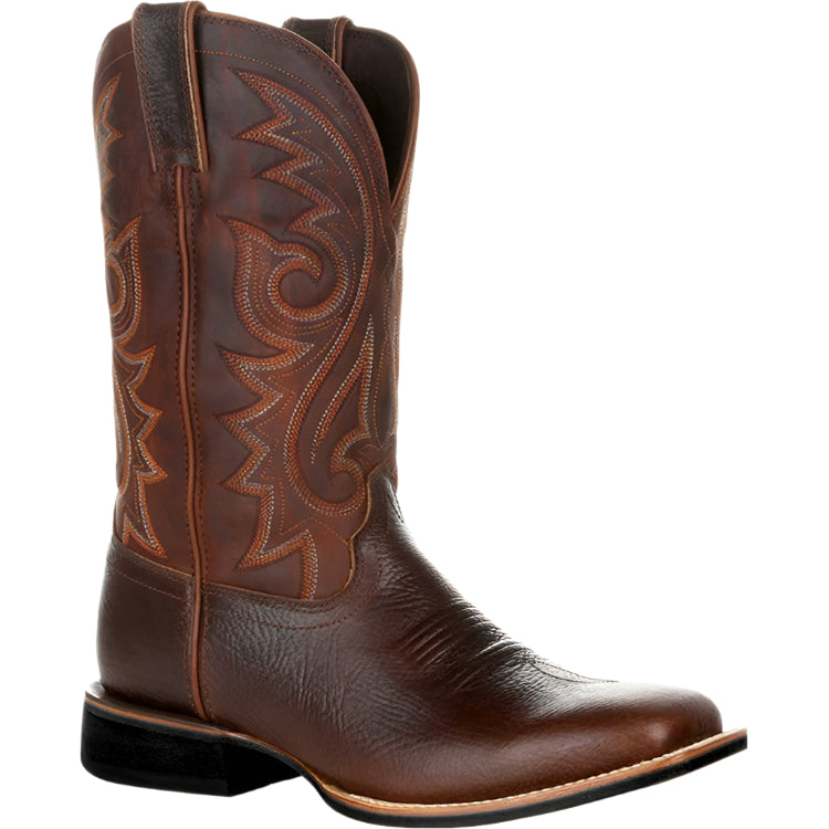 Men's PU Leather Wide Western Boots