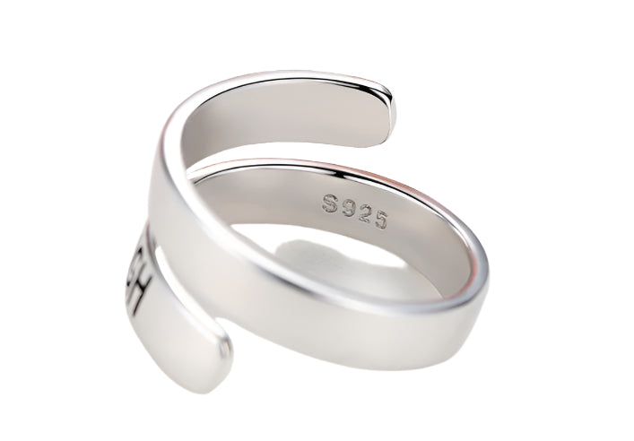 925 Sterling Silver I Am Enough Ring