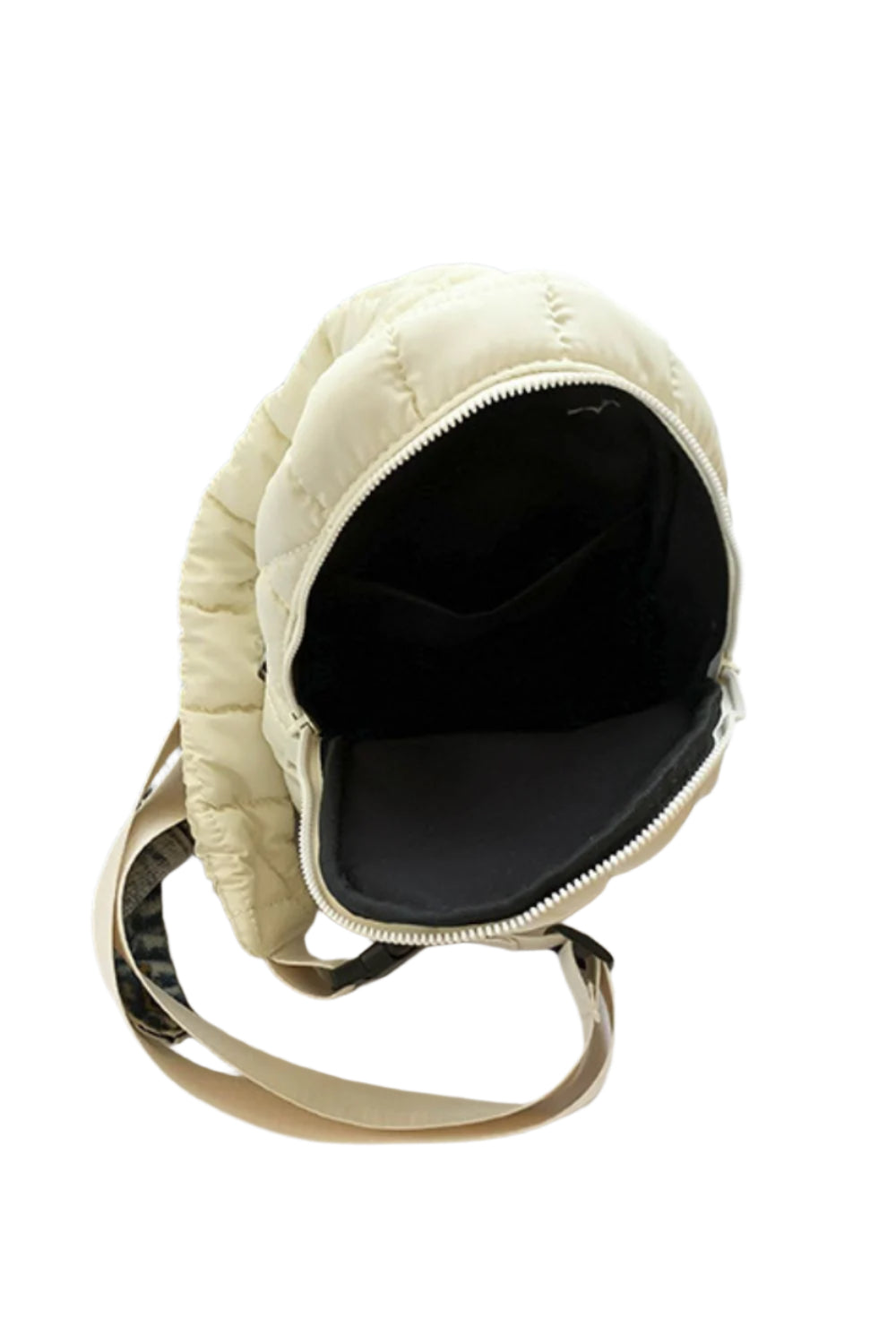 Quilted Nylon Crossbody  Bag