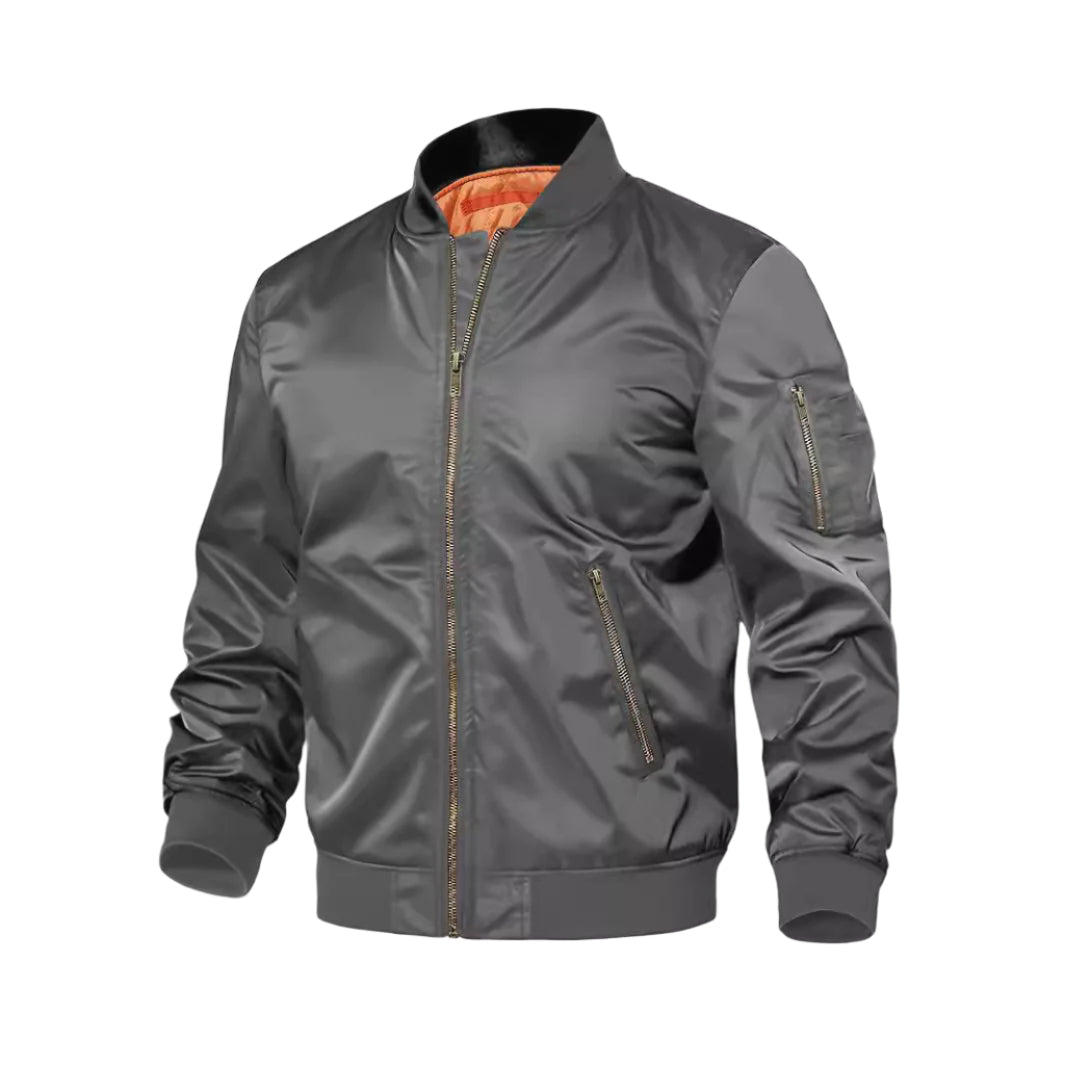Men's Nylon Zip Up Jacket