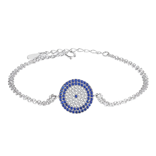 Evil Eye 925 Sterling Silver Bracelet