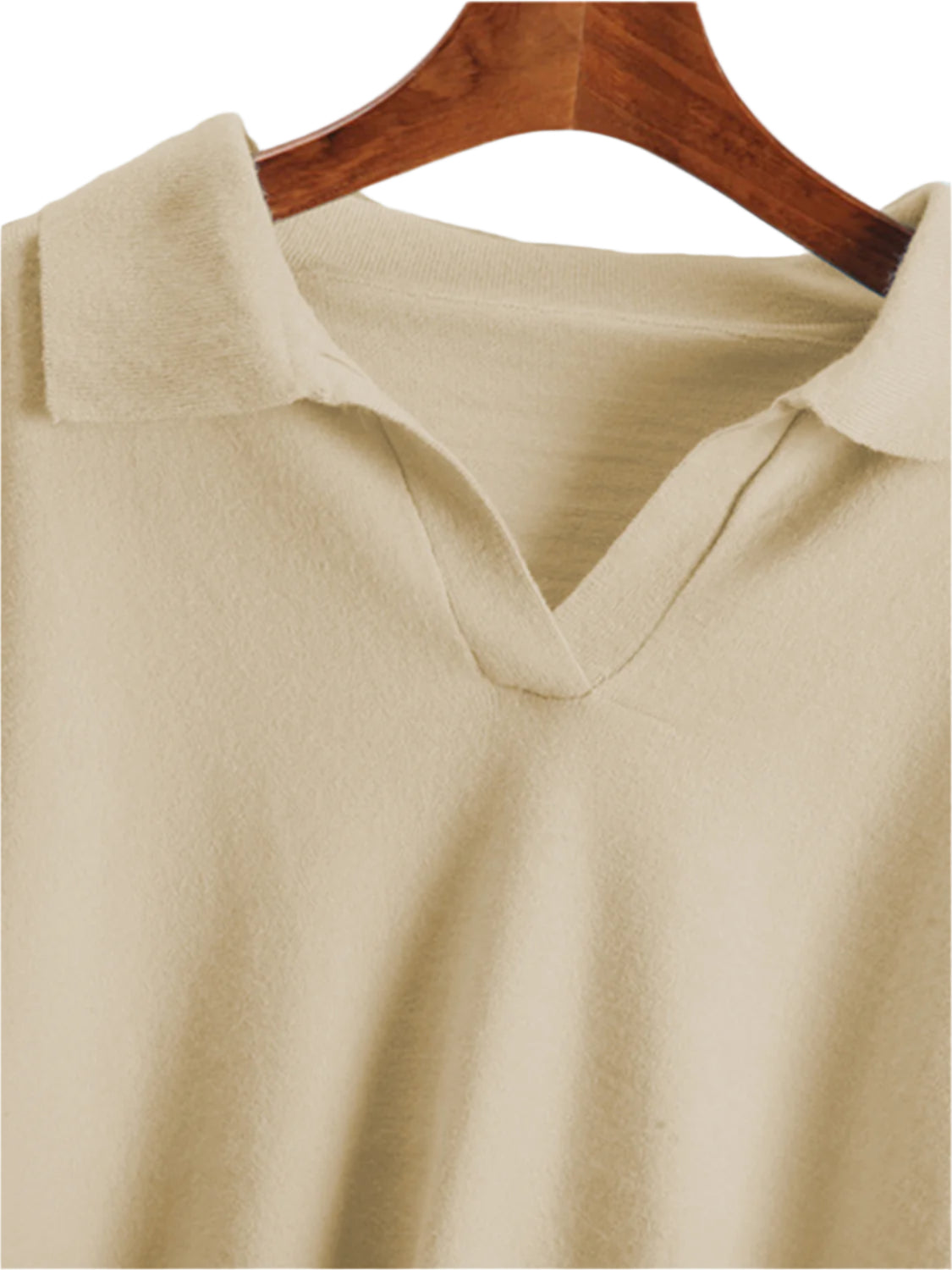 Johnny Collar Long Sleeve Top and Pants Sweater Set
