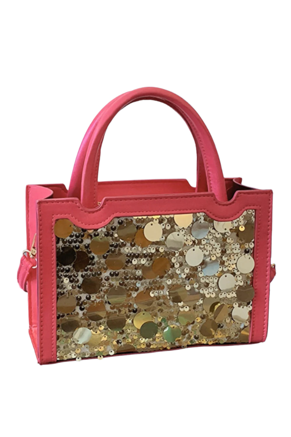 PU Leather Sequin Handbag