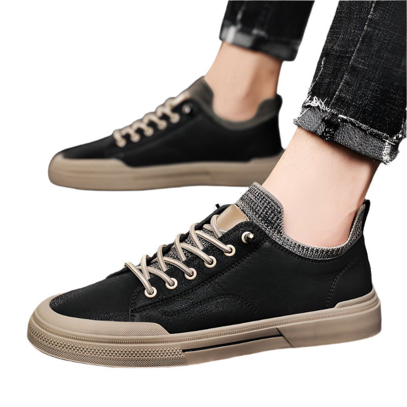 Men's Cowhide Leather Board Shoes