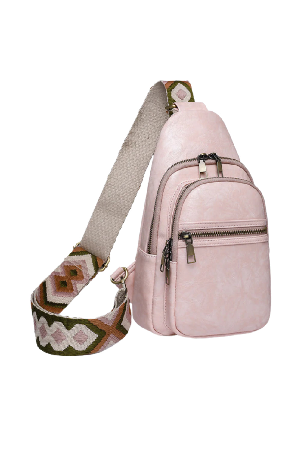 Adored It's Your Time PU Leather Sling Bag