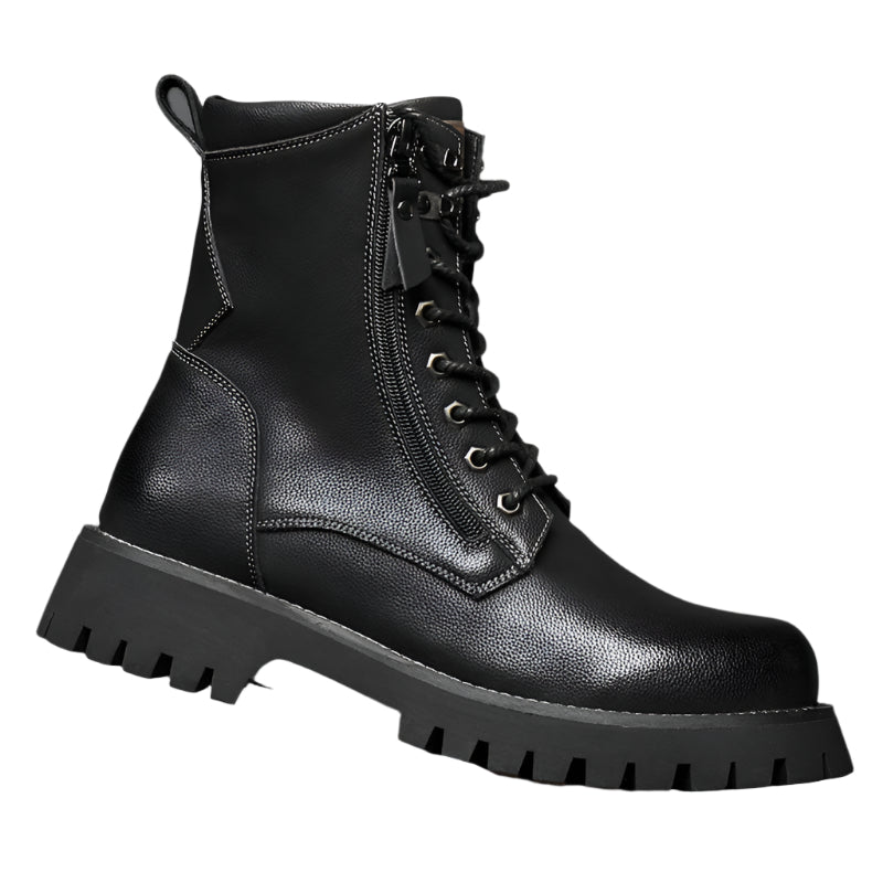 Men's Leather Fleece Lined Boots
