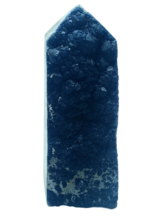 203G Blueberry Fluorite Crystal Tower