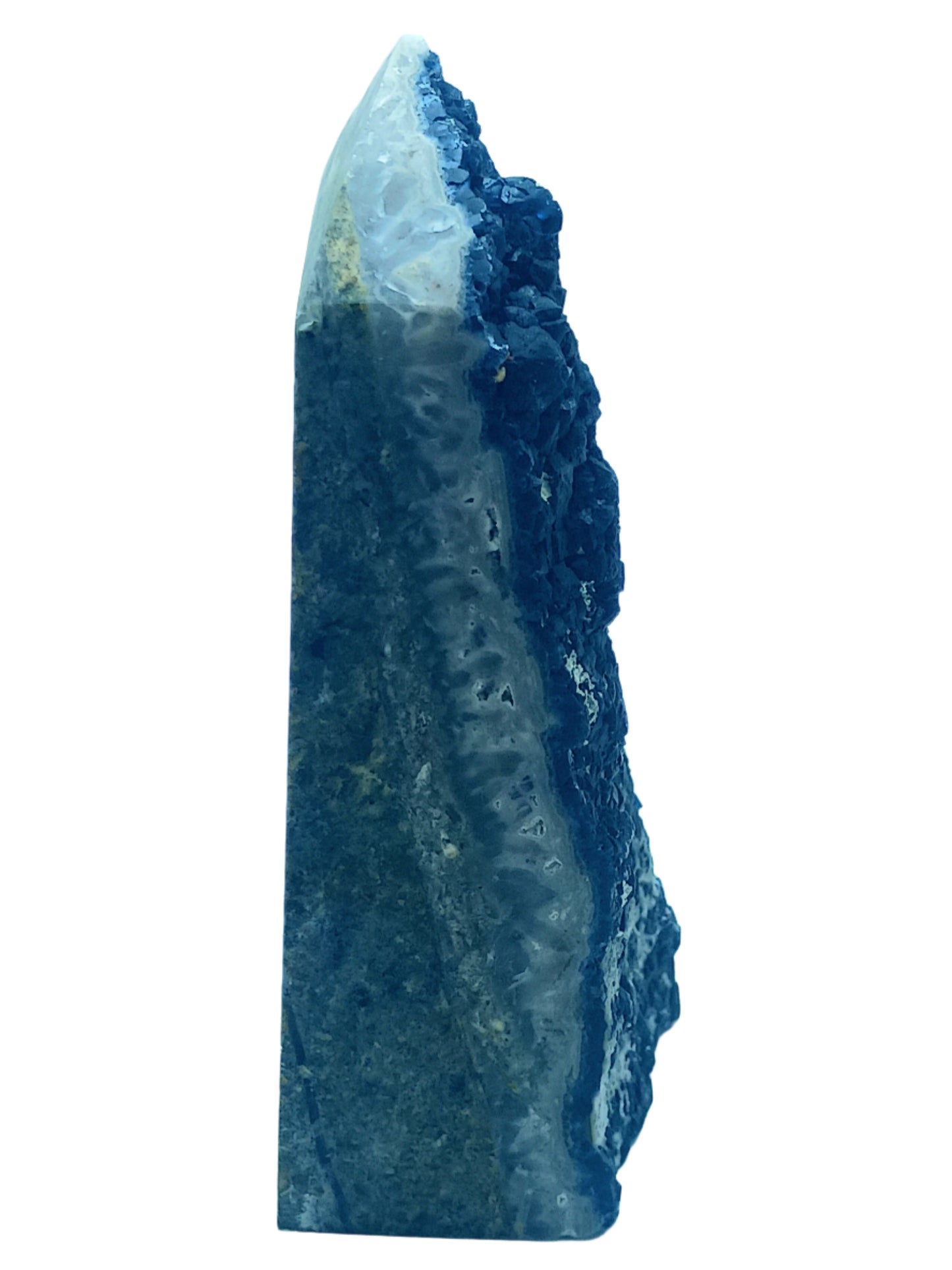 203G Blueberry Fluorite Crystal Tower