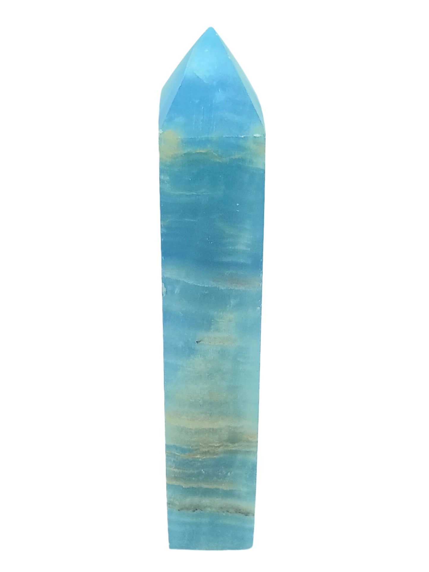 81G Blue Onyx Crystal Tower
