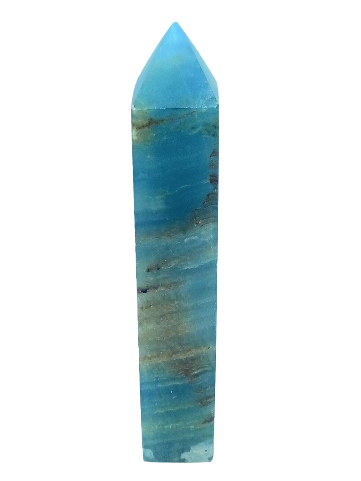 81G Blue Onyx Crystal Tower