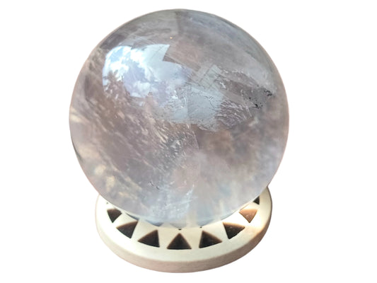 90G Star Blue Rose Quartz Crystal Dendritic Sphere