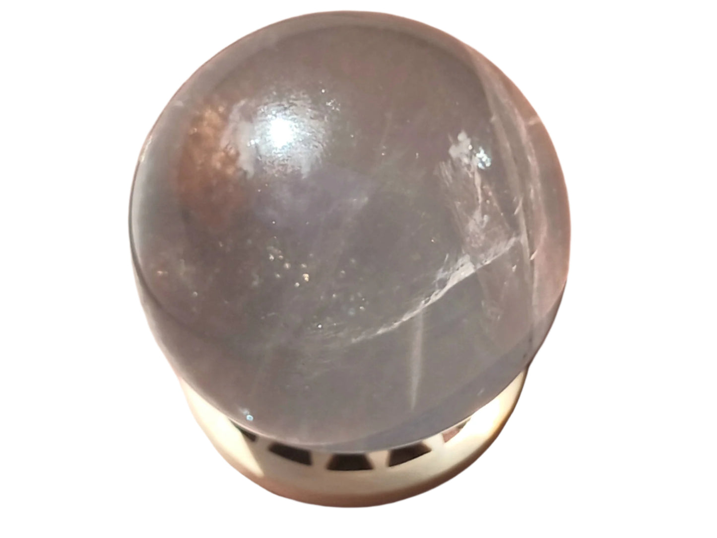 90G Star Blue Rose Quartz Crystal Dendritic Sphere