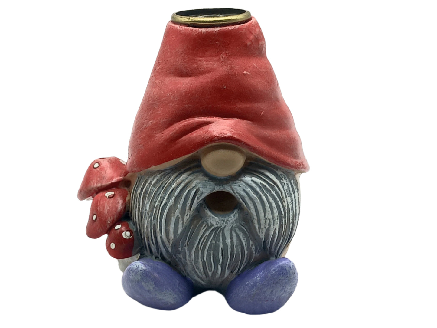 Resin Gnome Backflow Incense Double Holder
