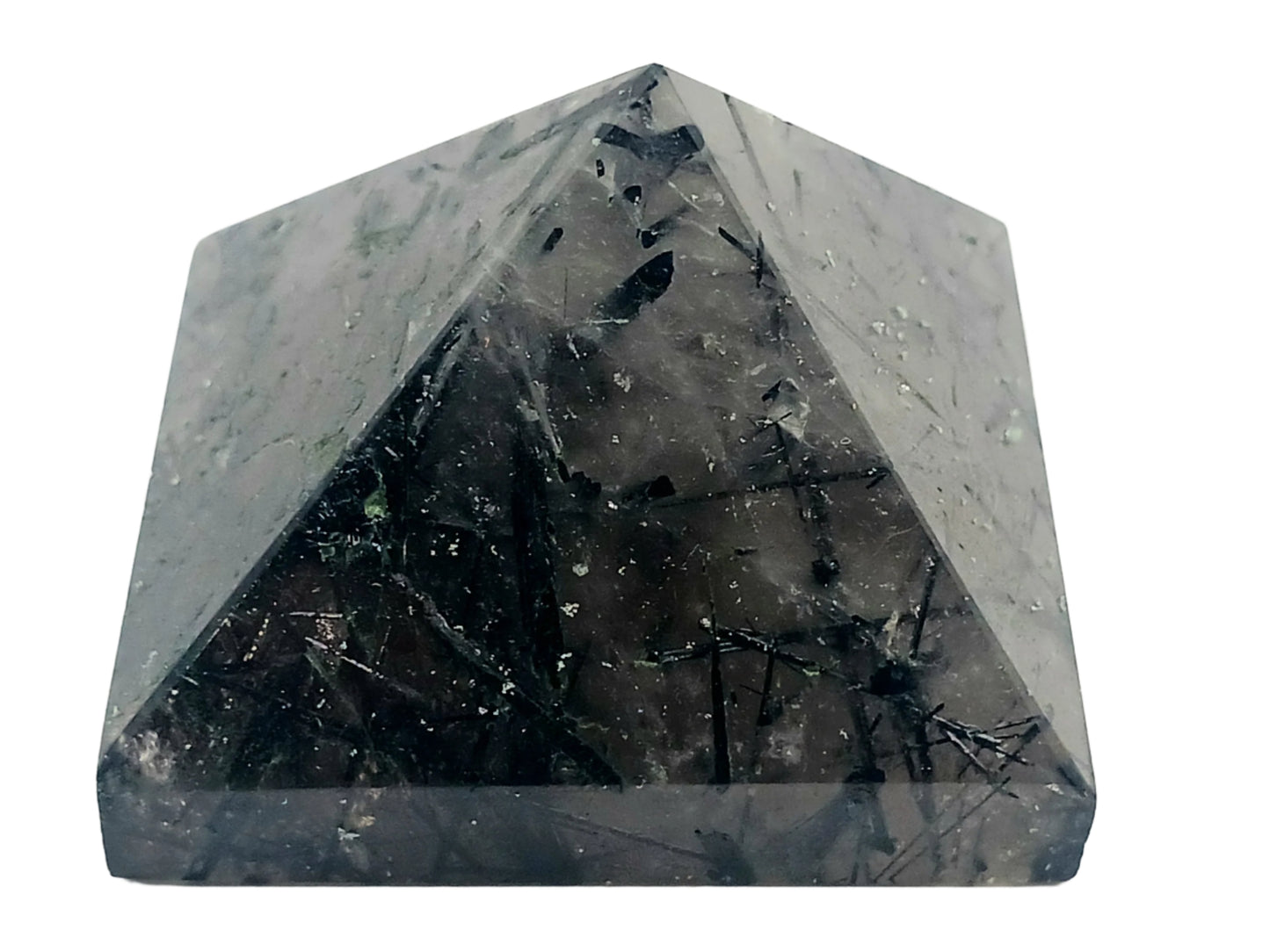 92G Black Tourmaline in Quartz Crystal Pyramid