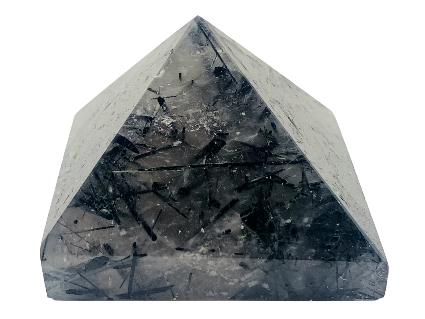 92G Black Tourmaline in Quartz Crystal Pyramid