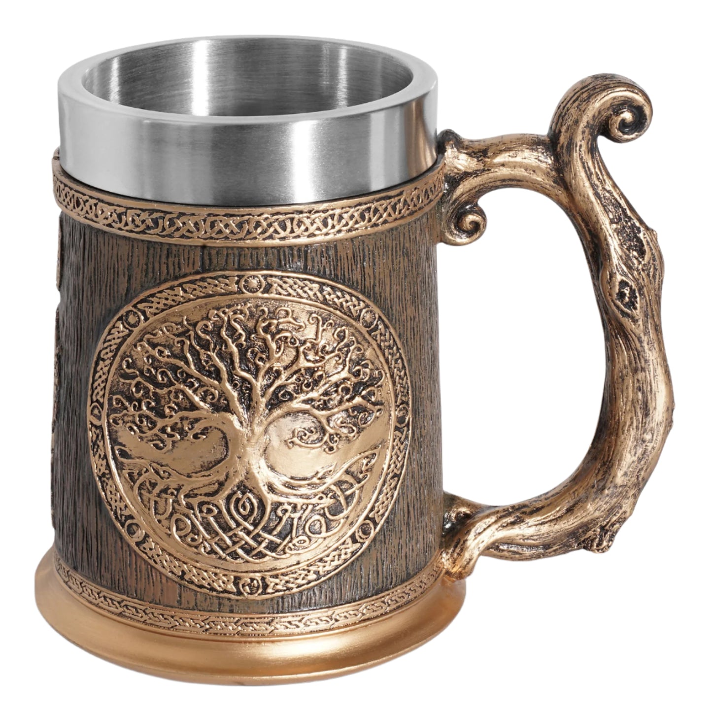 Resin Yggdrasil Stainless Steel Liner Altar Mug