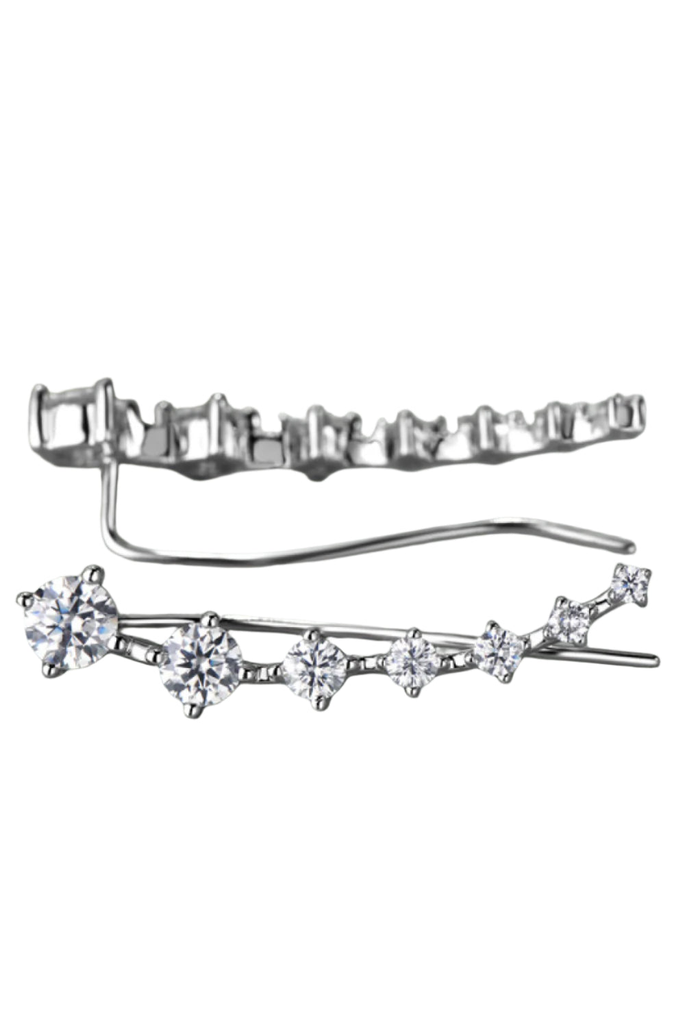 1.9 Carat Moissanite 925 Sterling Silver Earrings