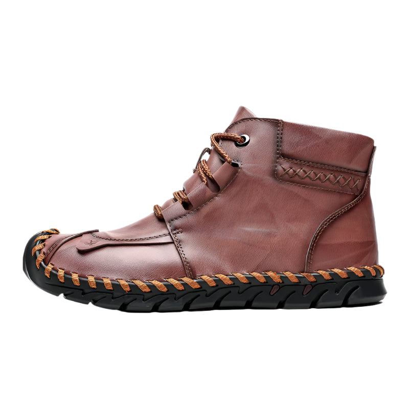 Cowhide Leather Hand Stitched Men's Boots