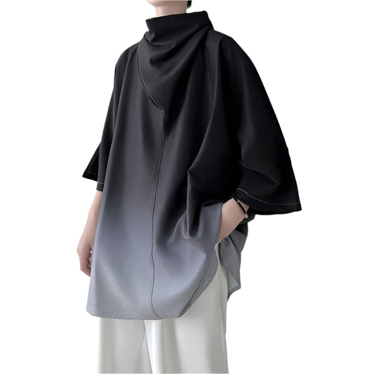 Men's Gradient Poncho