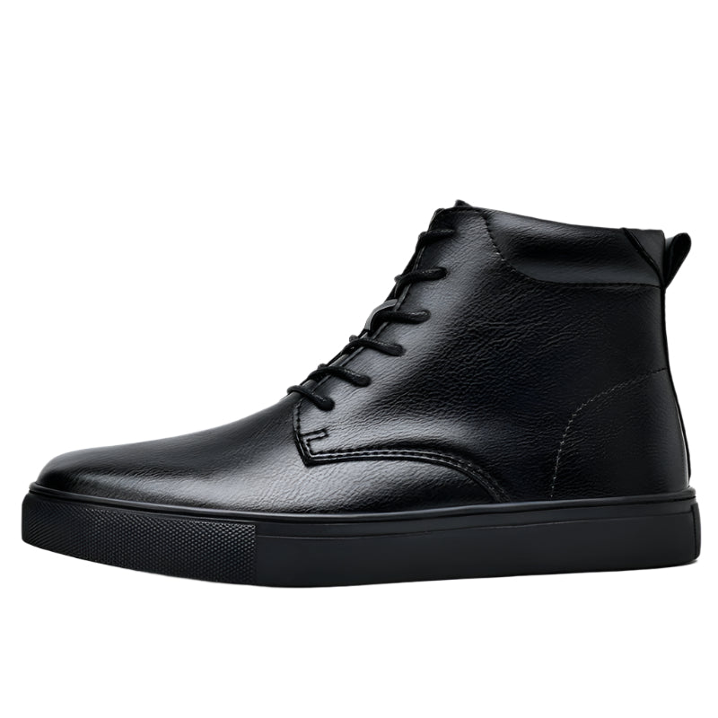 Men's Cowhide Leather Casual High Top