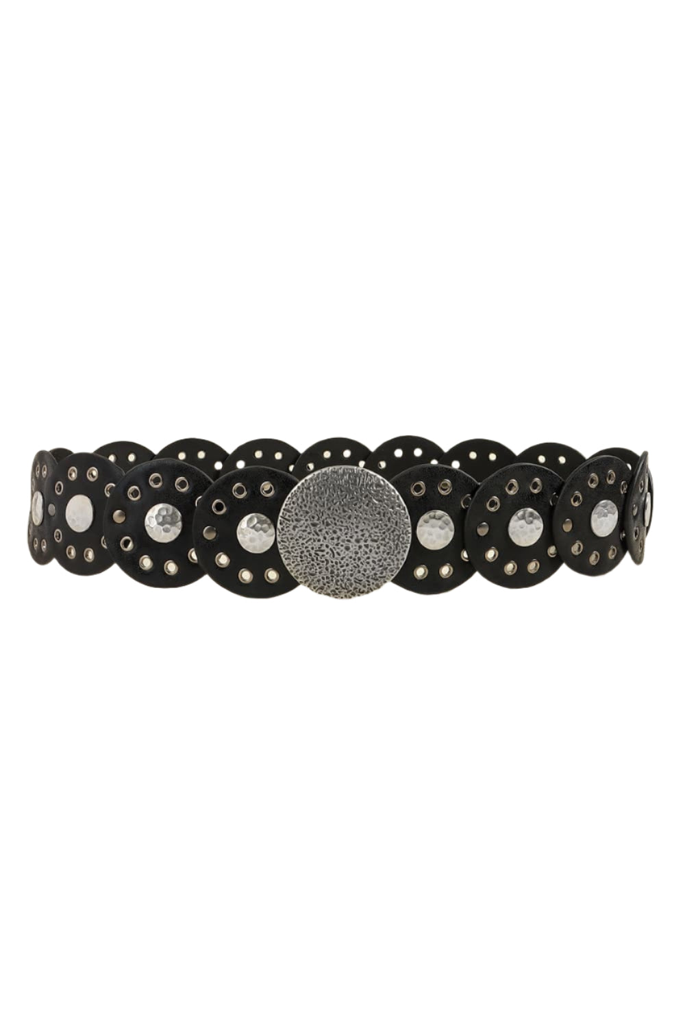 Round Shape PU Leather Belt