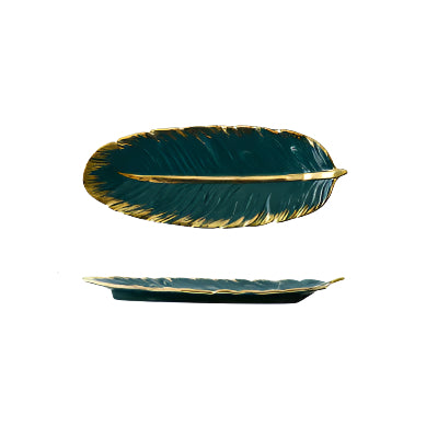 Ceramic Feather Altar Plate