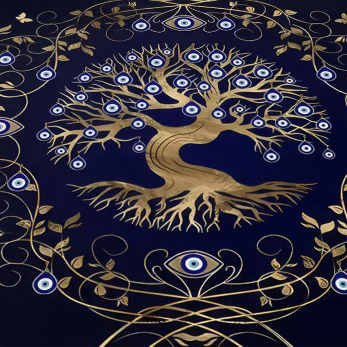 Colorful Tarot  Altar Cloth