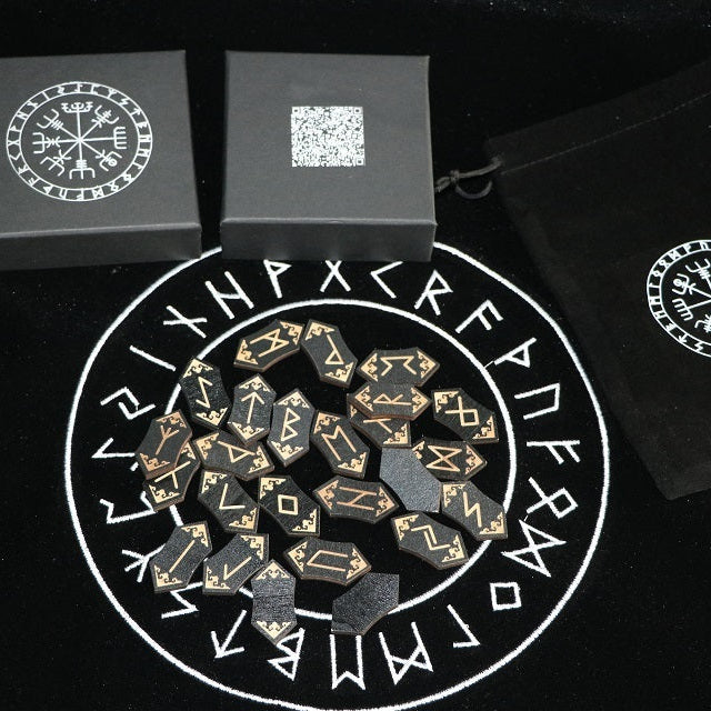 Sandal Wood Norse Elder Futhark Runes