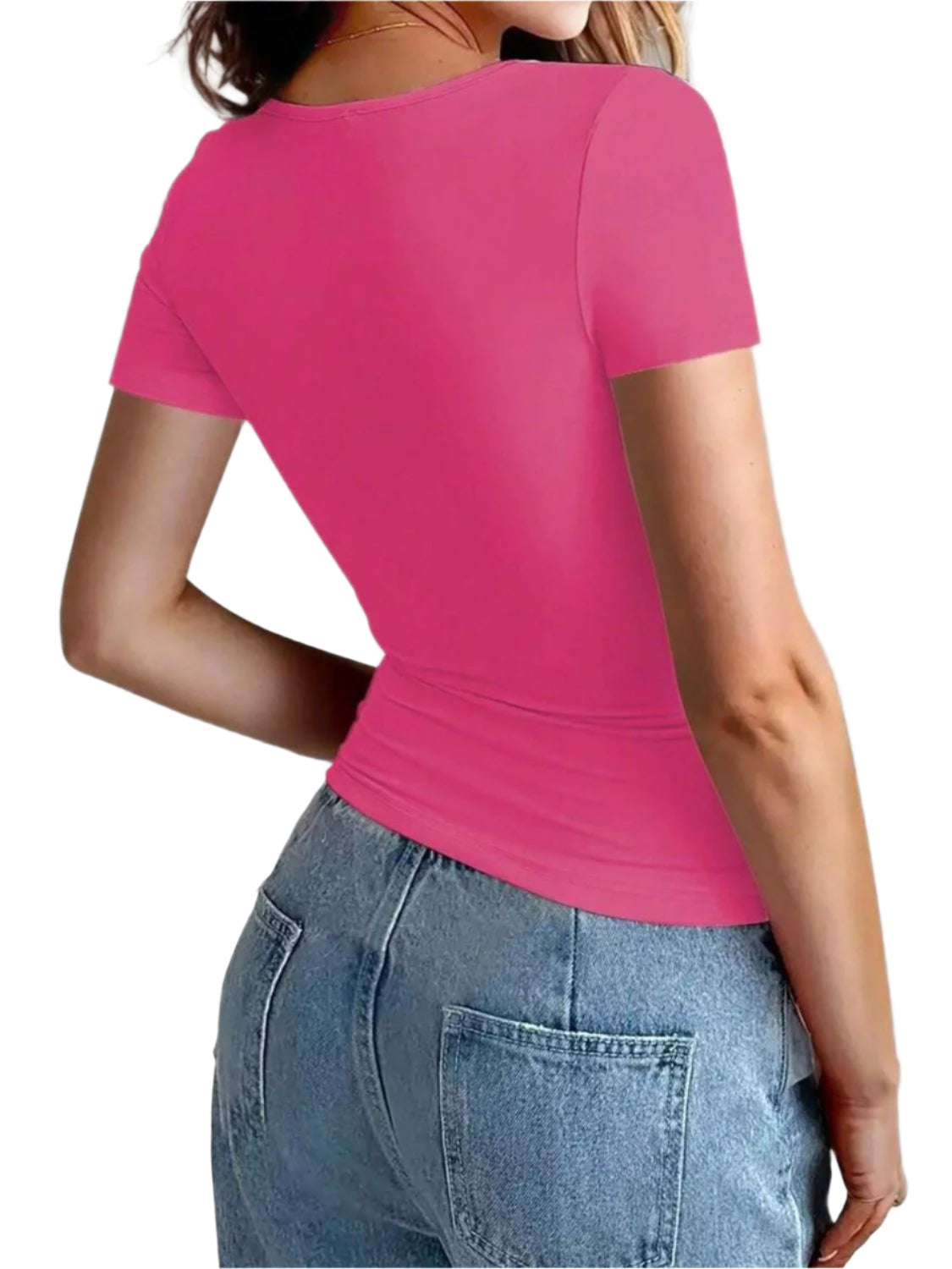 Round Neck Short Sleeve T-Shirt