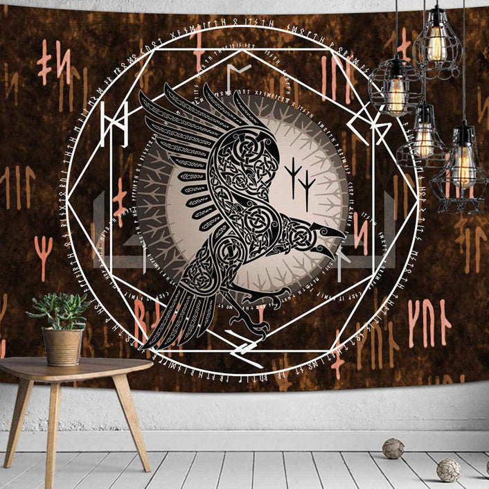 Norse Elder Futhark Runes Wall Hangings Tapestries