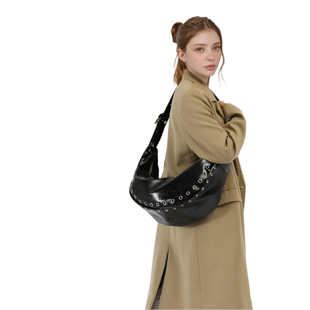 Pu Leather Oversized Shoulder Bag