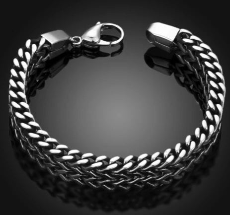 Zigzag Chain Stainless Steel Bracelet