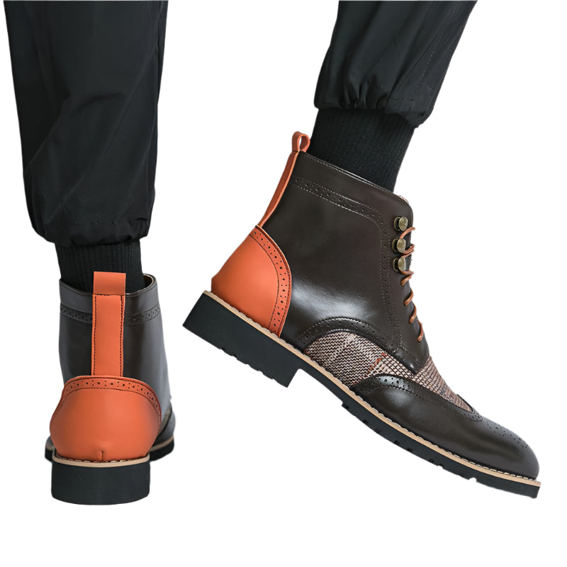 Men's Leather and Suede Boots