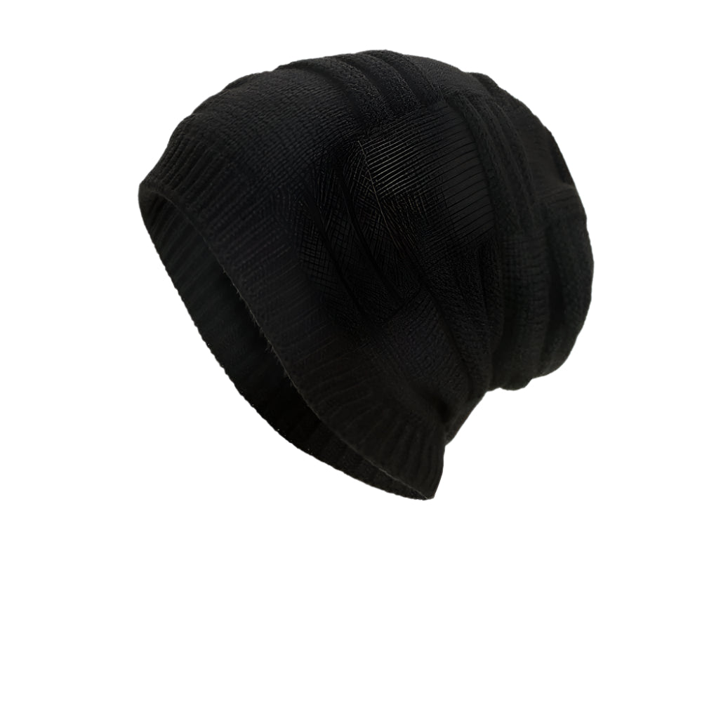 Men's Knitted Wool Fleece Beanie