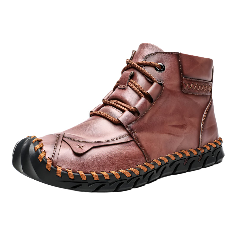 Cowhide Leather Hand Stitched Men's Boots
