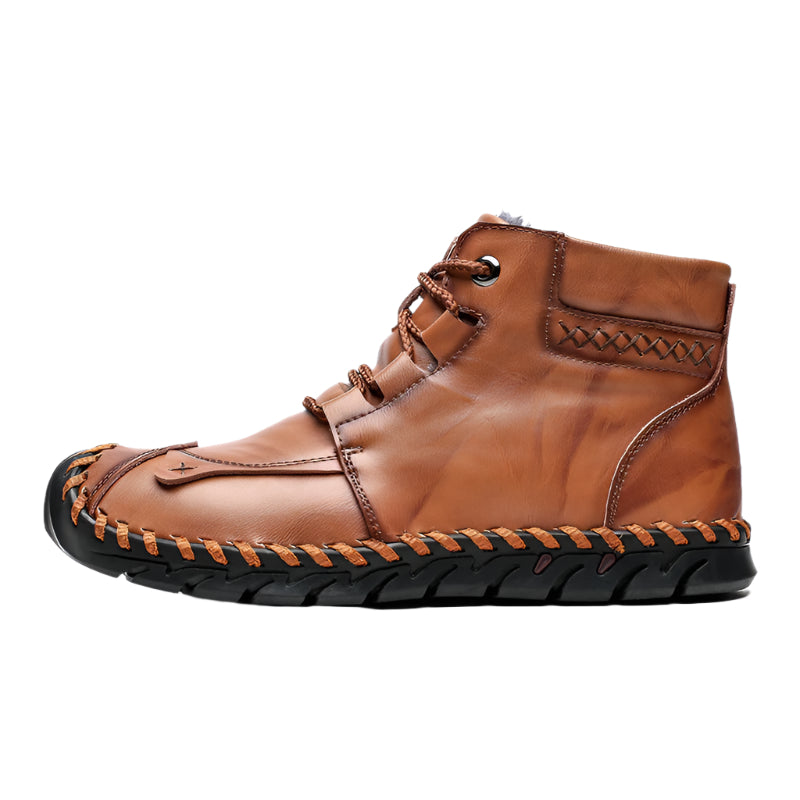 Cowhide Leather Hand Stitched Men's Boots